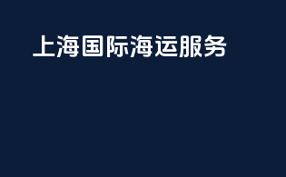 上海国际海运服务