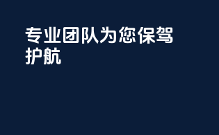 专业团队，为您保驾护航