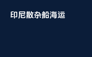 印尼散杂船海运