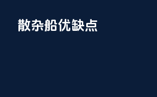散杂船优缺点