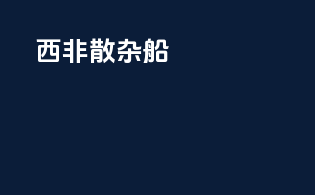 西非散杂船