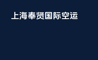 上海奉贤国际空运