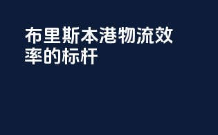 布里斯本港：物流效率的标杆