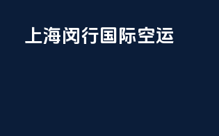 上海闵行国际空运