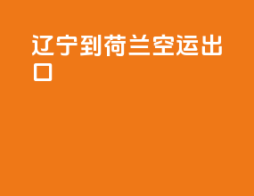 辽宁到荷兰空运出口