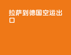 拉萨到德国空运出口