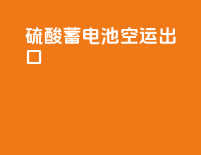 硫酸蓄电池空运出口