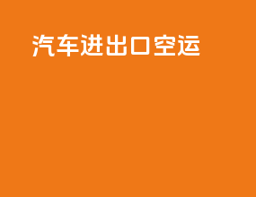 汽车进出口空运