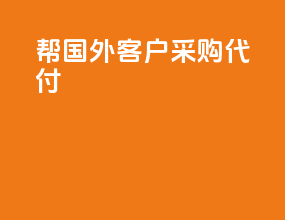 帮国外客户采购代付