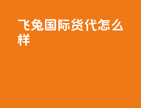 飞兔国际货代怎么样
