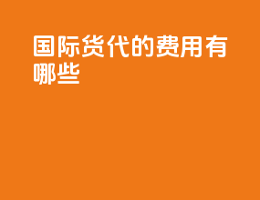 国际货代的费用有哪些