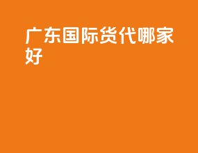 广东国际货代哪家好