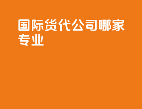国际货代公司哪家专业