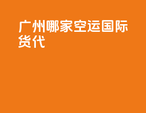 广州哪家空运国际货代