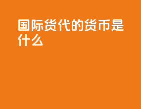国际货代的货币是什么
