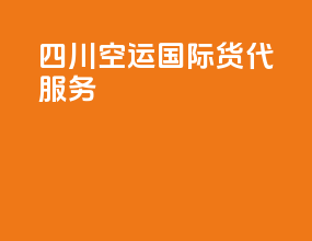 四川空运国际货代服务